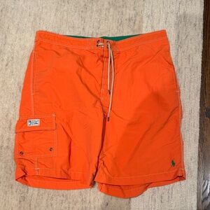Polo Ralph Lauren Orange Swim Trunks